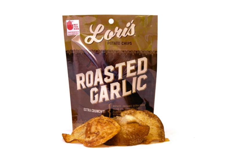 Lori's Edible Roasted Garlic Potato Chips