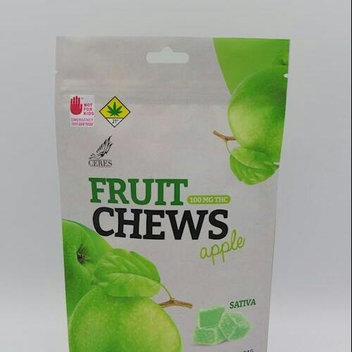Ceres Edible Sativa Sour Apple Chews