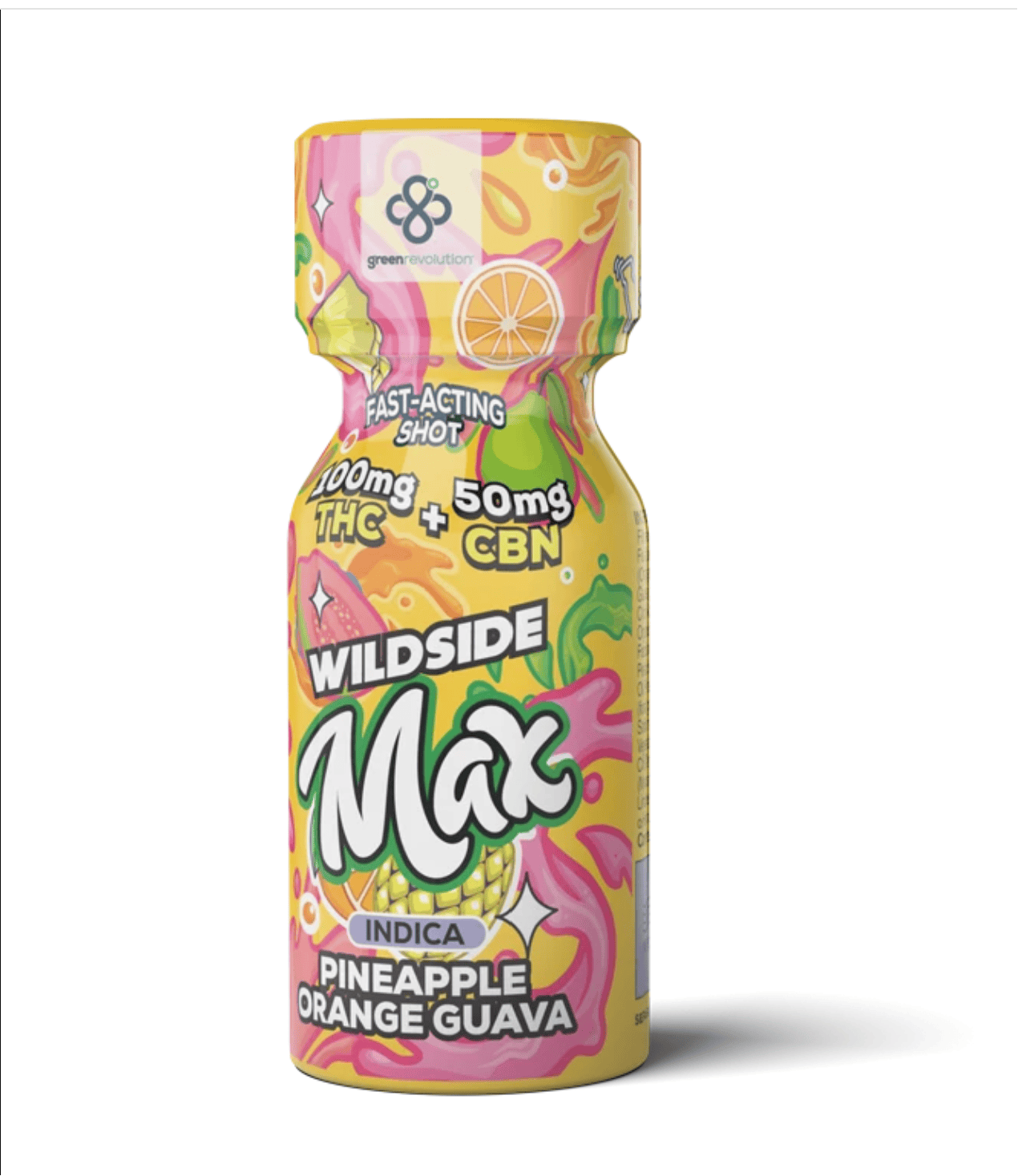 Wildside Beverage Indica POG 2:1 Shot 100THC 50CBN