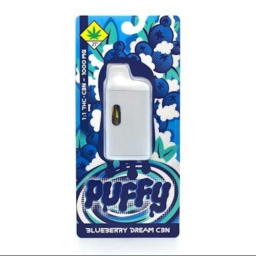 Puffy Flavored Disposable Cartridge Blueberry Dream 1:1 CBN