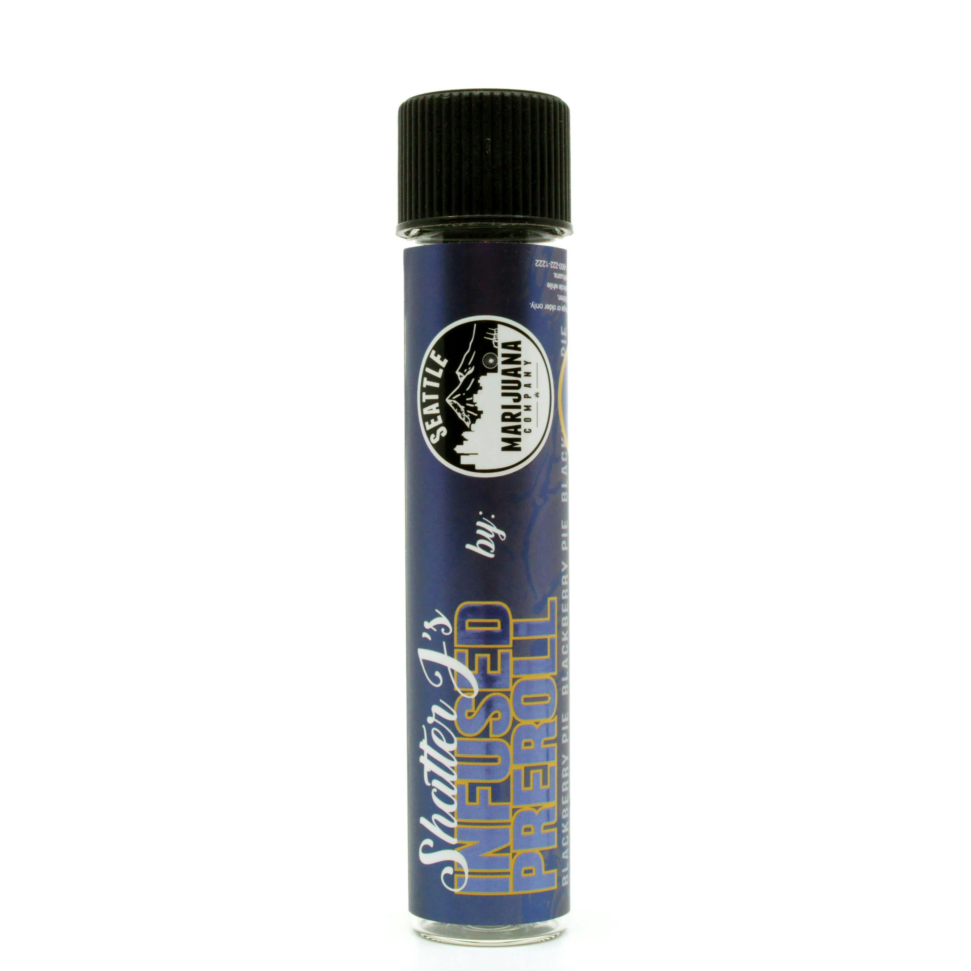Shatter J's Infused Pre-roll Blackberry Pie
