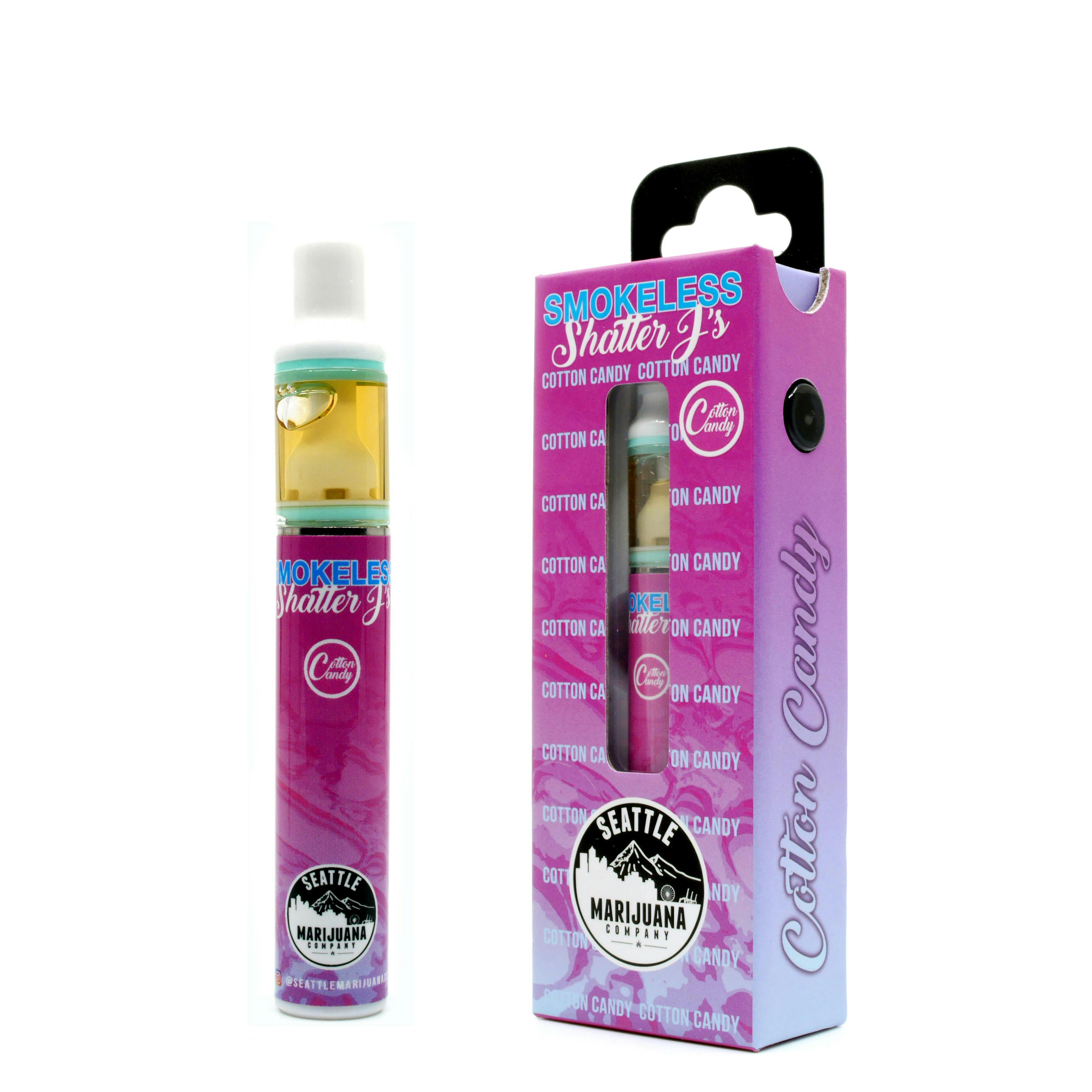 Smokeless Shatter J Disposable Cartridge Cotton Candy