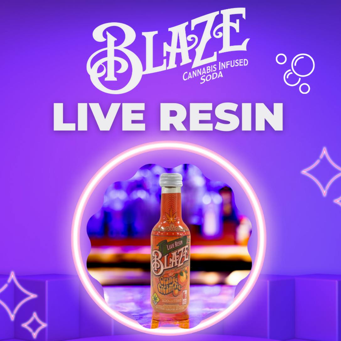 Blaze Beverage Live Resin Orange Cream Pie 100mg