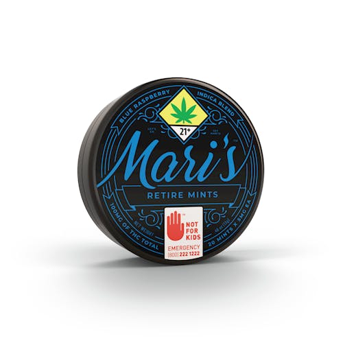 Edible Retire Blue Raspberry