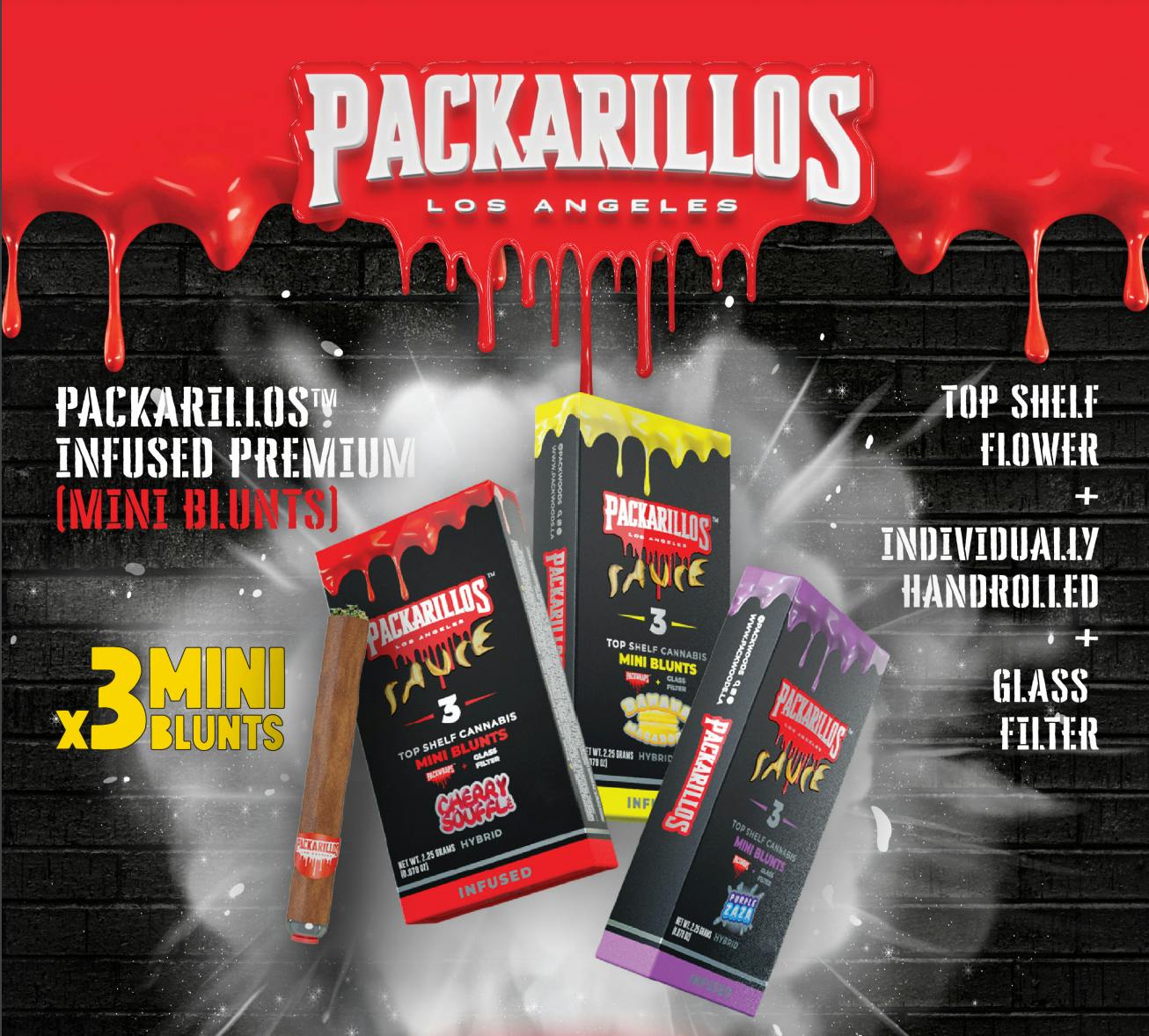 Packarillos Infused Blunt Apple Mintz 3/.75g