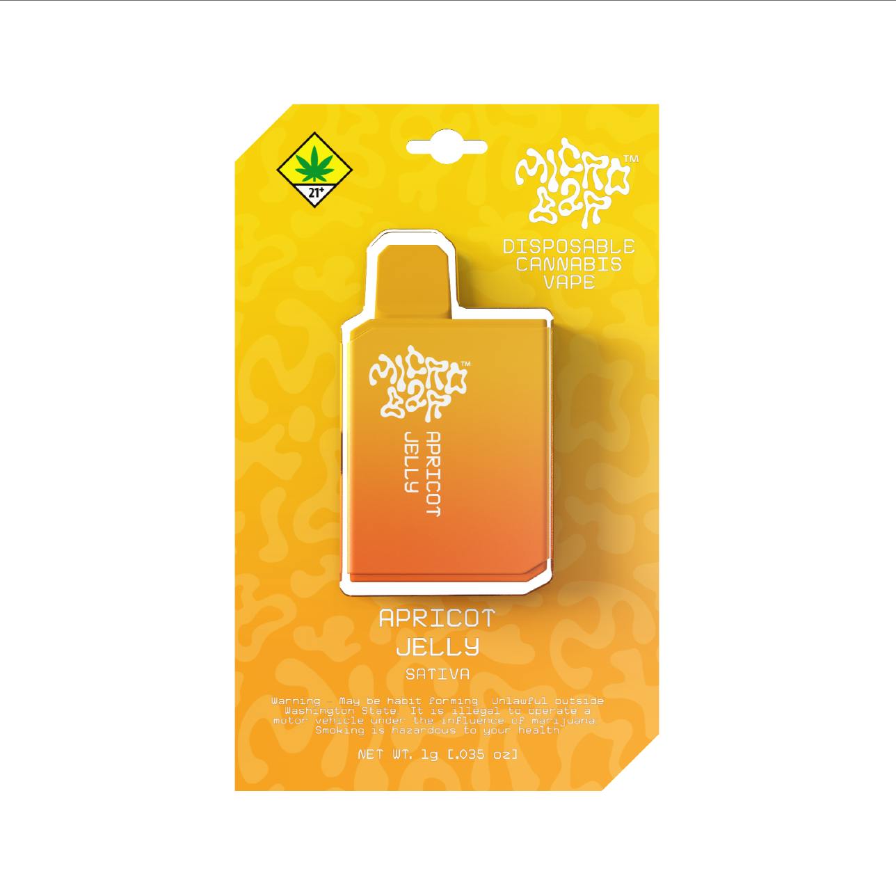 Micro Bar Disposable Cartridge Apricot Jelly