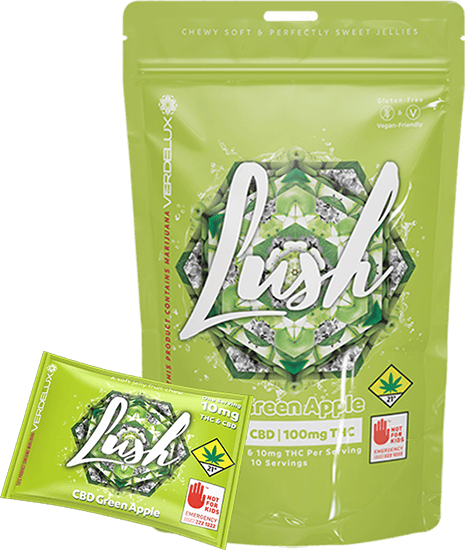 Lush Edible Indica 1:1 Green Apple