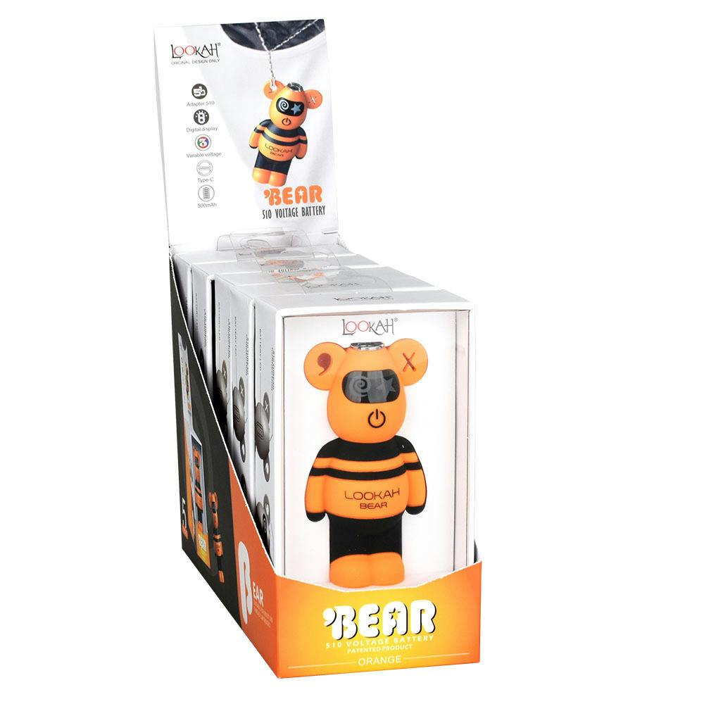 Battery | Lookah | Bear | 510 Thread | 500mAh | Orange