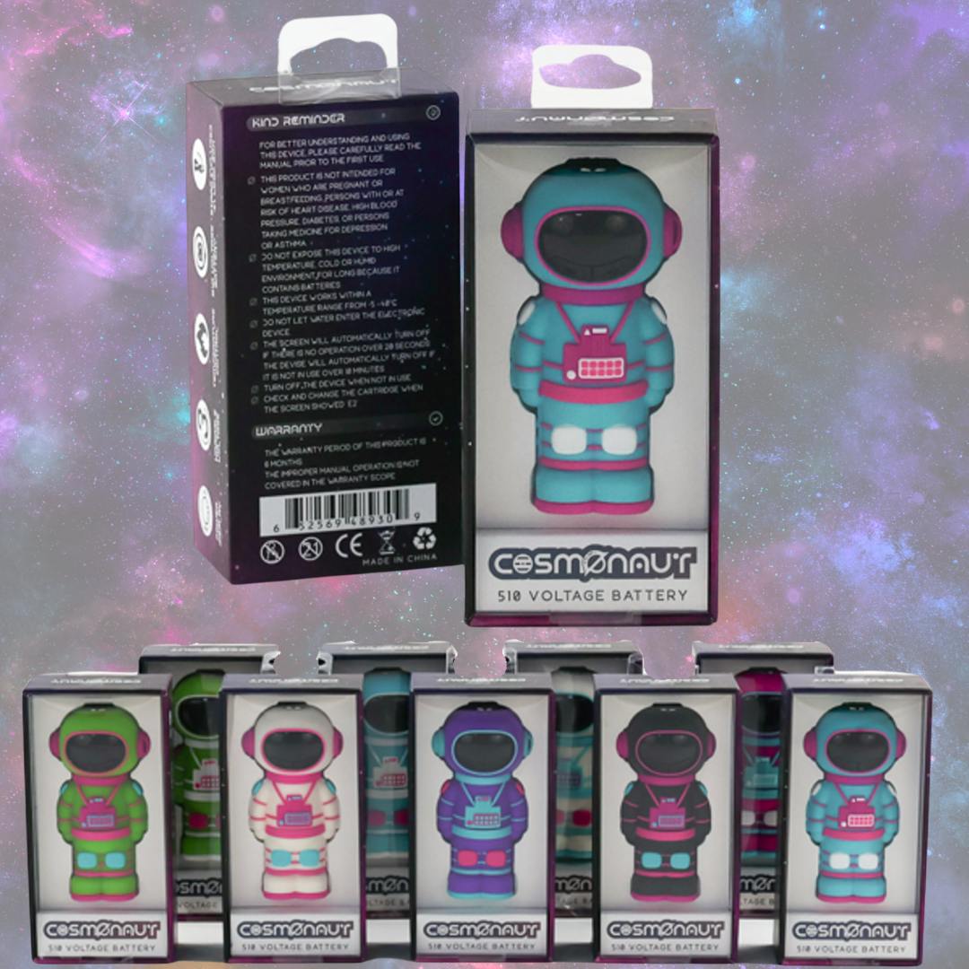 Battery | Cosmonaut | 510 Thread | 500mah | Assorted Colors