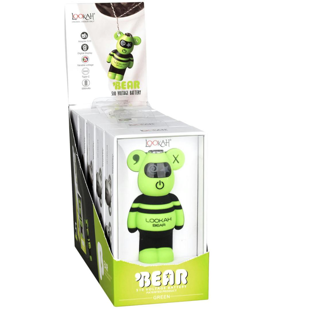 Battery | Lookah | Bear | 510 Thread | 500mAh | Green