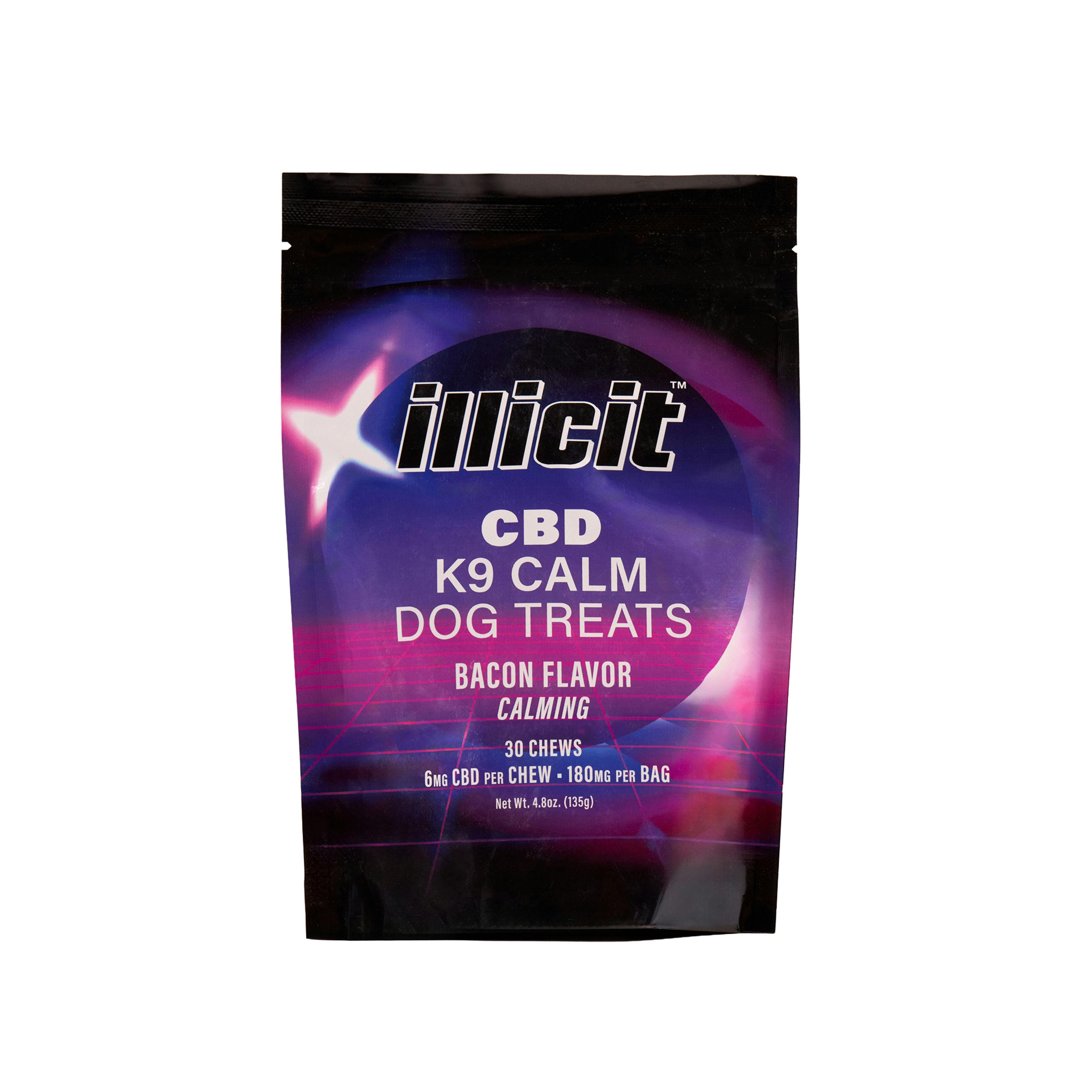 K9 Calm | Bacon | CBD Dog Treats 180mg (30ct)