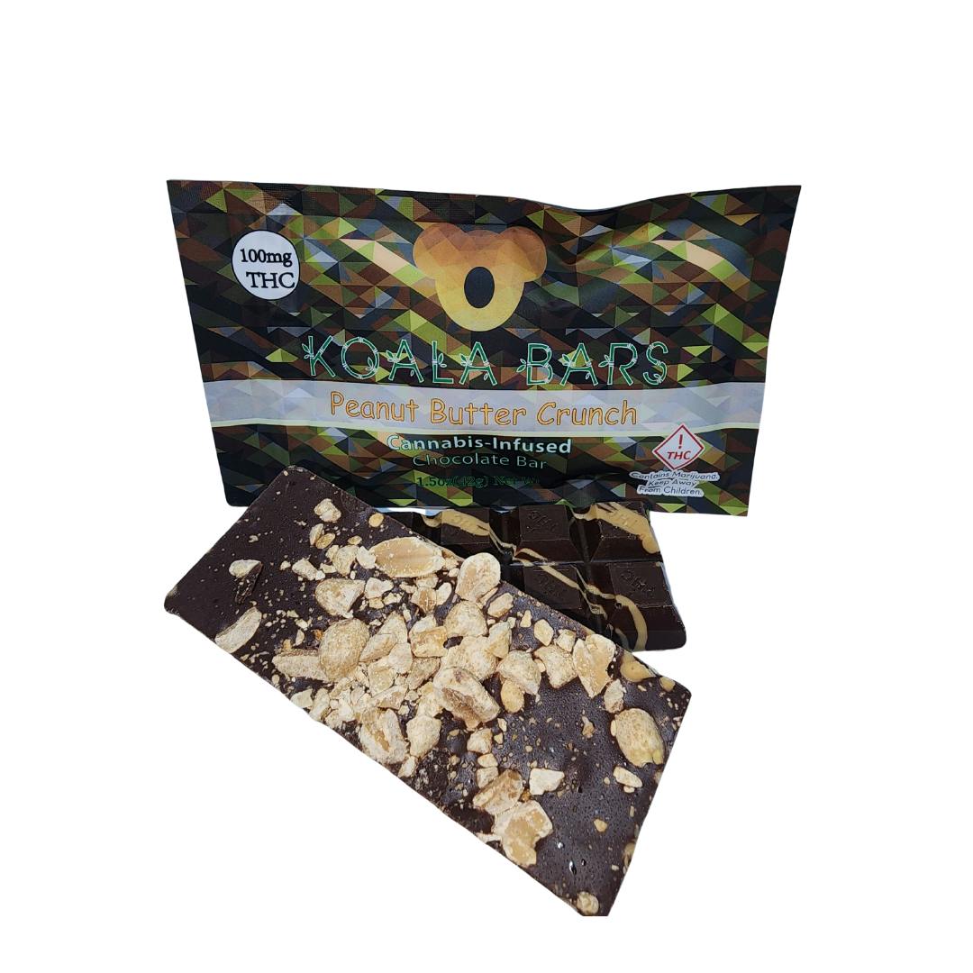 Koala Peanut Butter Crunch Rosin Bar 100mg - 100mg