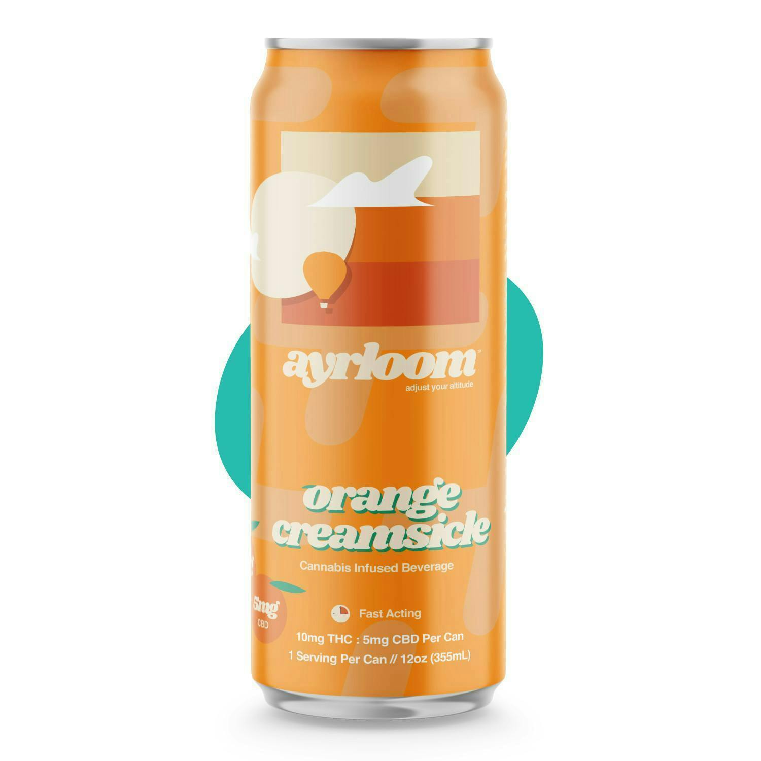 Ayrloom | Orange Creamsicle | 2:1 | 12oz Infused Beverage - 10 mg at Carry-On Cannabis