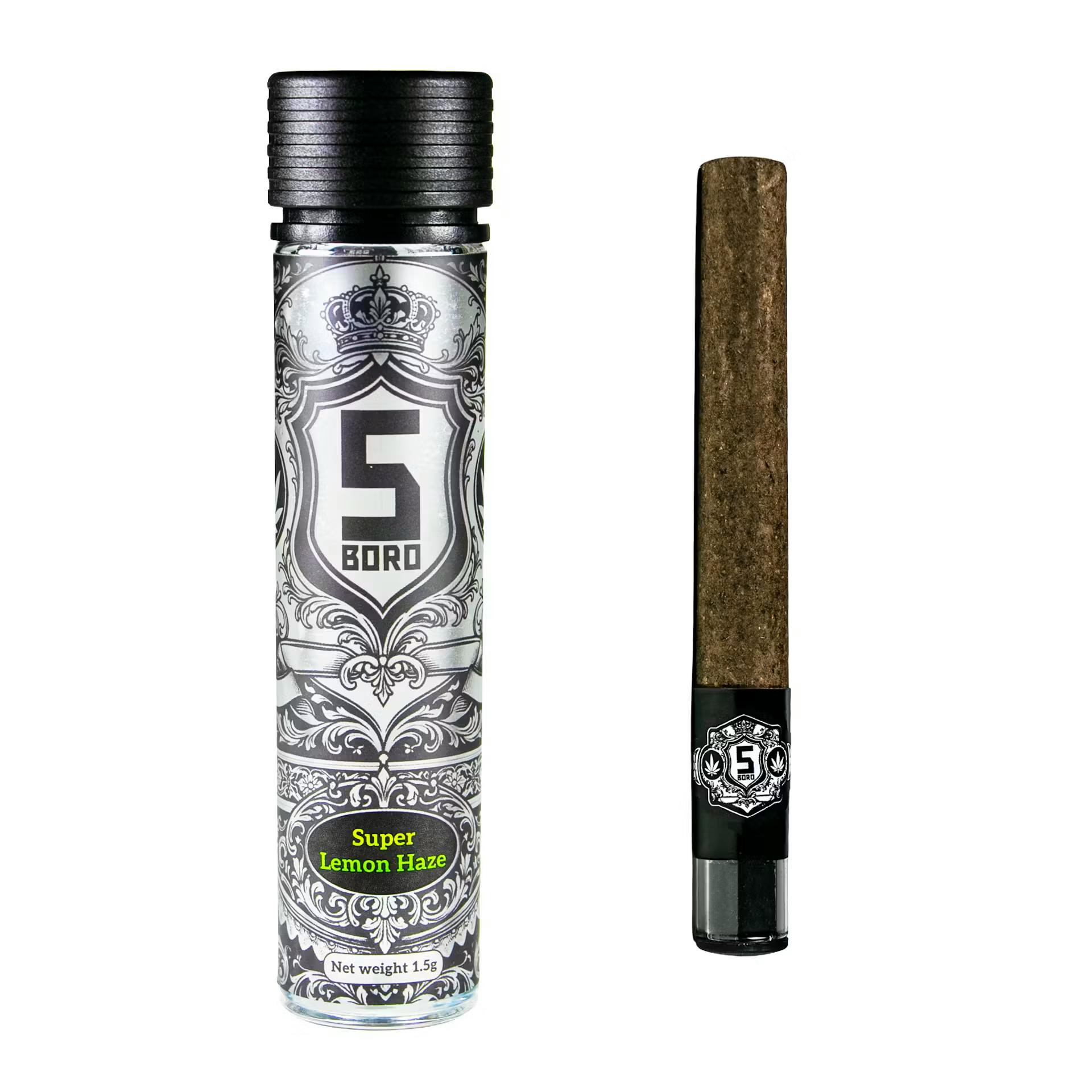 5 Boro | Super Lemon Haze | 1.5g Pre-rolled Blunt