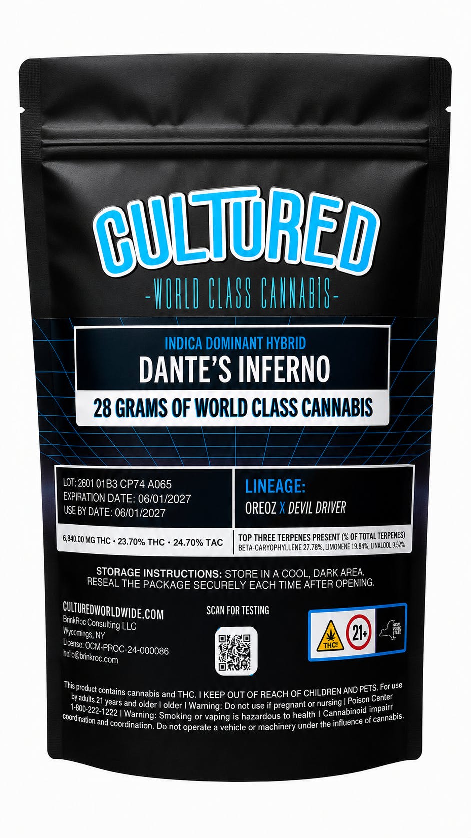 Cultured | Dante's Inferno | 28g - 28 g