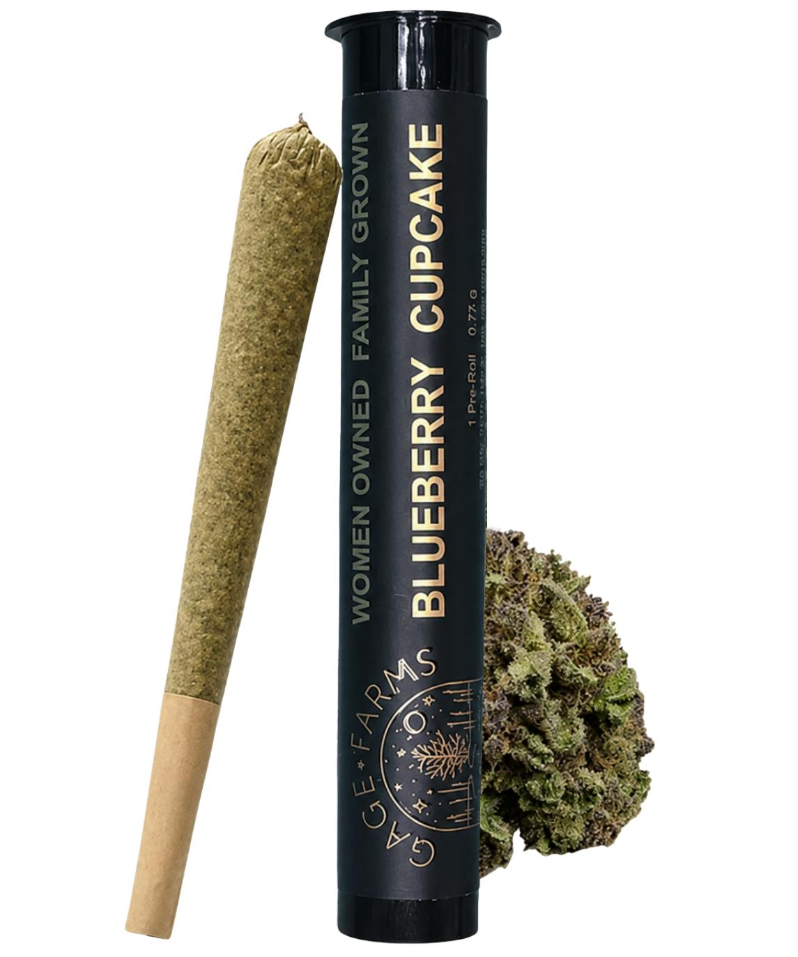 Gage Farms | Blueberry Cupcake | 0.75g | Pre-roll - 0.75 g