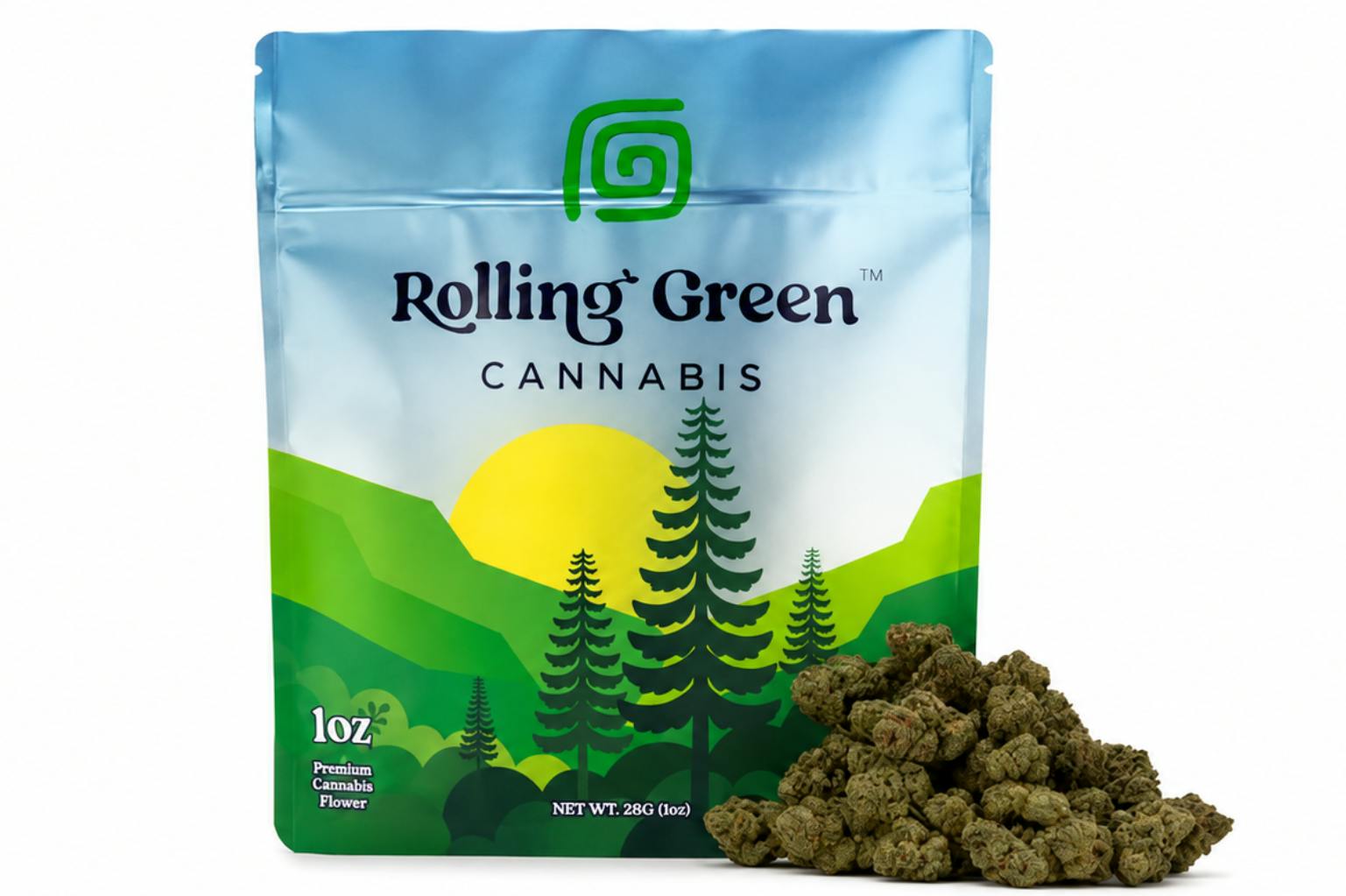 Rolling Green | Banana Cream Gelato | 28g - 28 g