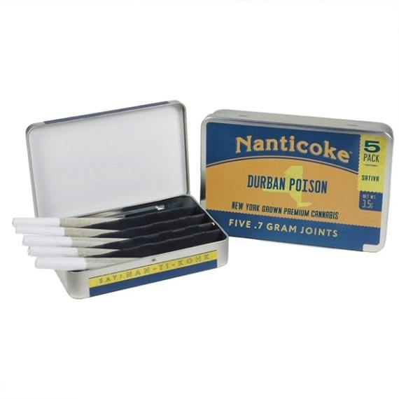 Nanticoke | Durban Poison | 0.7g | 5pk Pre-Rolls - 3.5 g - 5 Pack