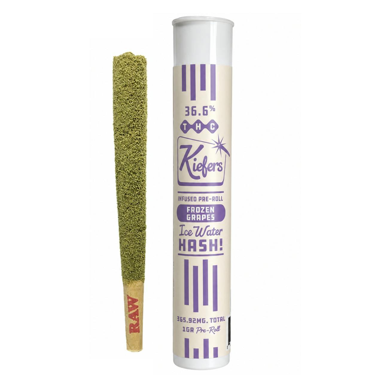 Kiefers | Frozen Grapes | 1g | Infused Pre-roll - 1 g