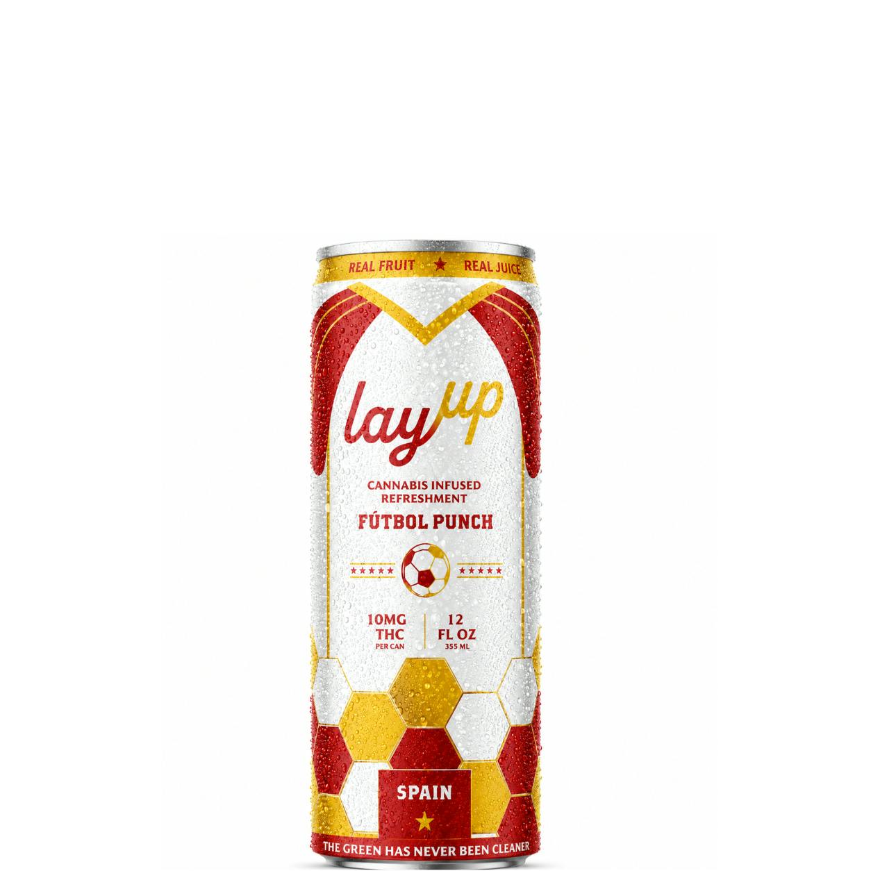 LayUp | Futbol Punch | 10mg | 12oz Infused Beverage - 10 mg at Carry-On Cannabis