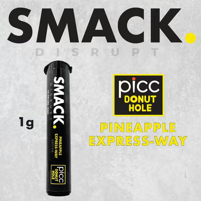 Picc | Smack. | Pineapple Express-Way | 1g Infused Pre-roll - 1 g at Carry-On Cannabis