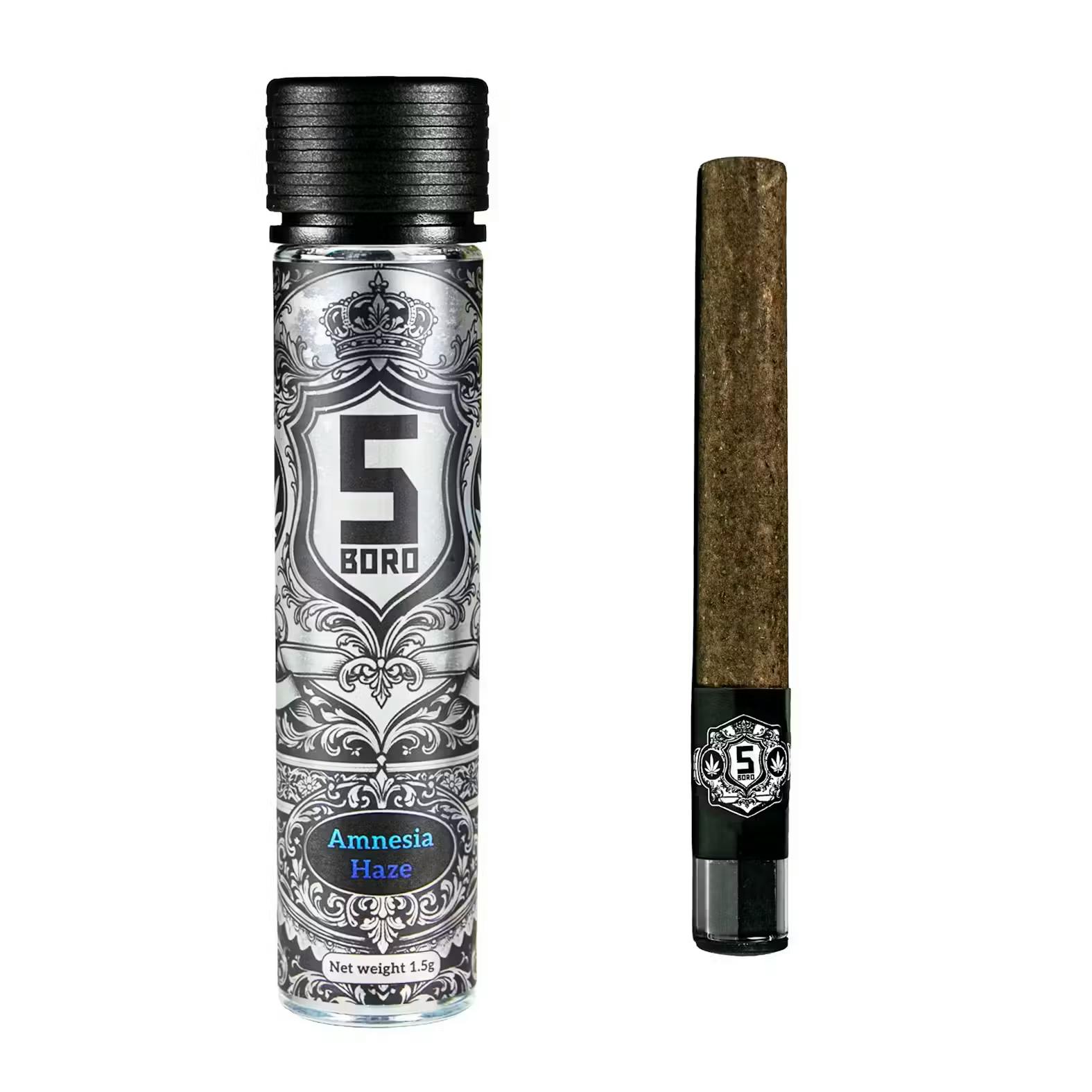 5 Boro | Amnesia Haze | 1.5g | Pre-rolled Blunt