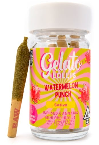 WATERMELON PUNCH: X 5 Lolli S