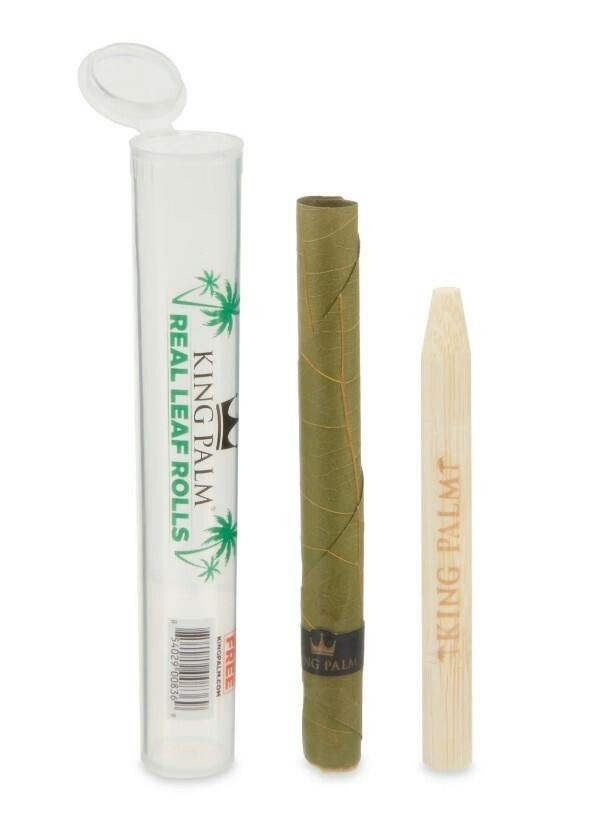 Rolling Papers - - King Palm - Single Leaf Tube 1g Mini - $2 at Tamarack Cannabis - Best Dispensary Kalispell