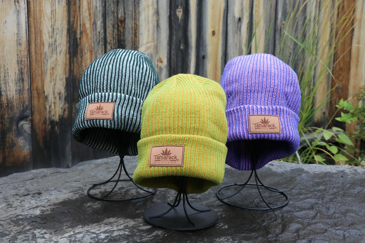 Hat - Beanie - - Frosty - Herb/Mustard $30