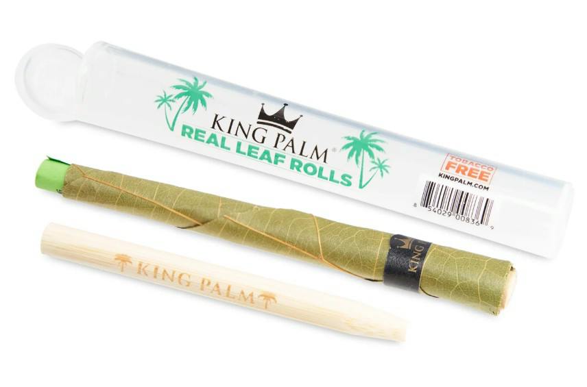 Rolling Papers - - King Palm - Single Leaf Tube 1.5g Slim Size 1.5g - $2