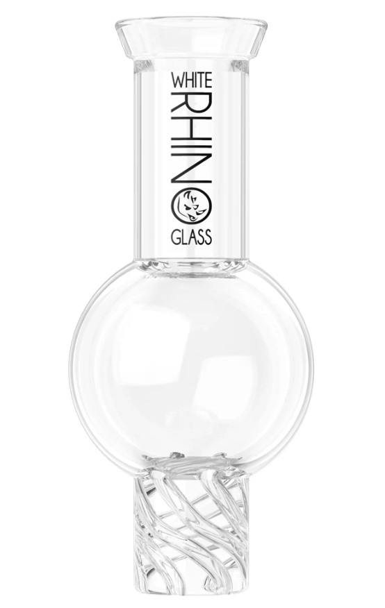 Dab Bangers & Accessories - - Carb Cap White Rhino Spinner Cap $12