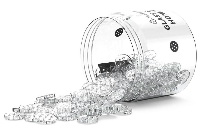 Bowl Pieces & Downstems - - Pipe Screens Glass Honeycomb $1