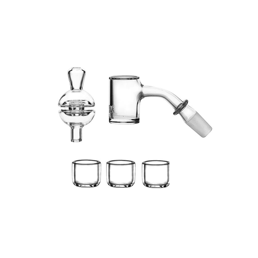 Dab Bangers & Accessories - - GRAV Quartz Bucket, Insert, & Carb Cap - 14mm $63
