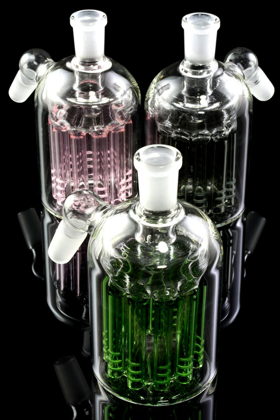 Bowl Pieces & Downstems - - Ash Catch - 45° w/Tree Perc - $35