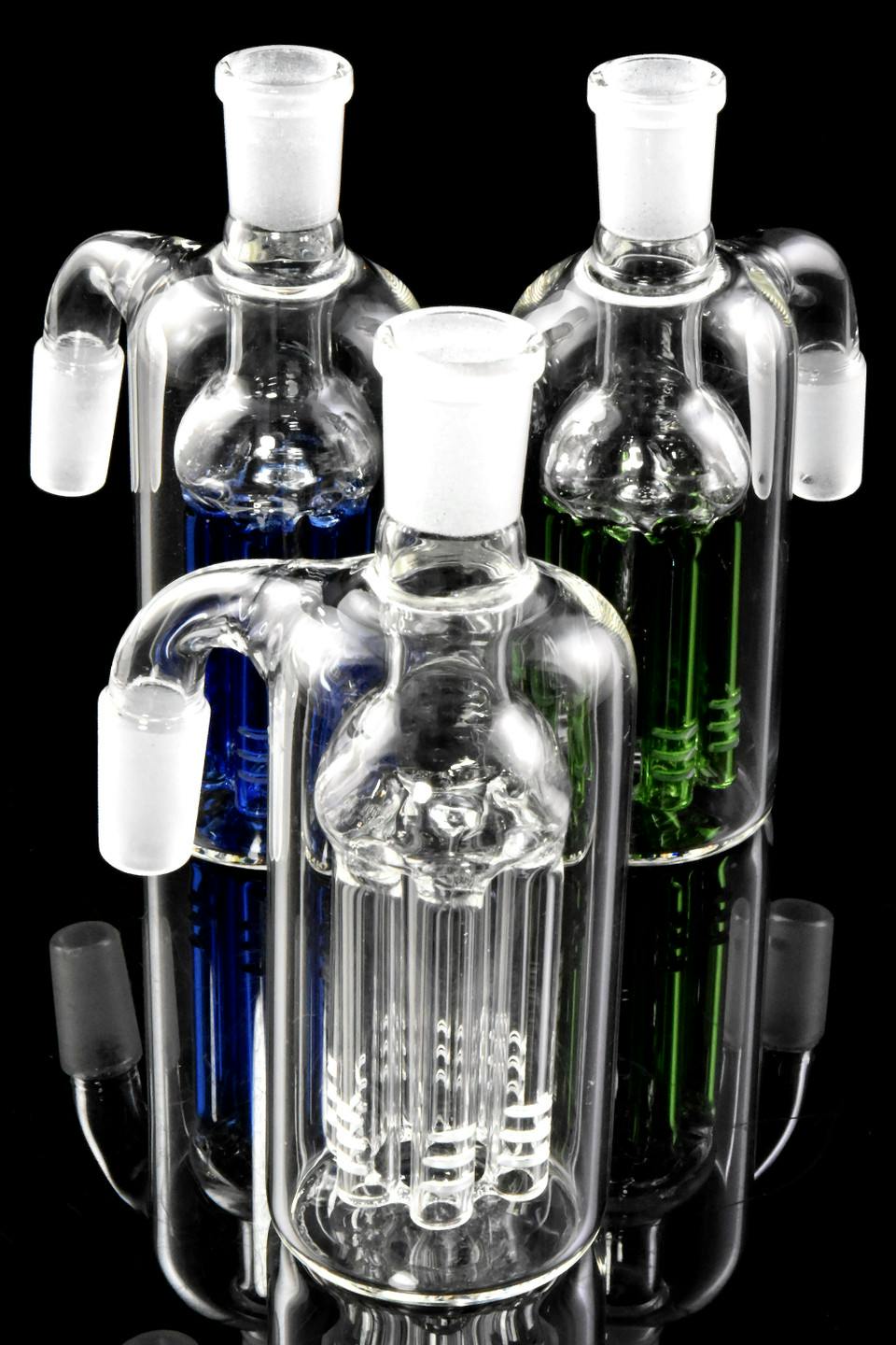 Bowl Pieces & Downstems - - Ash Catch - 90° w/Tree Perc - $30