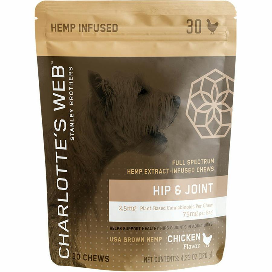 Pet CBD - Charlotte's Web - Soft Pet Chews 75mg CBD - Joint/Hip $20