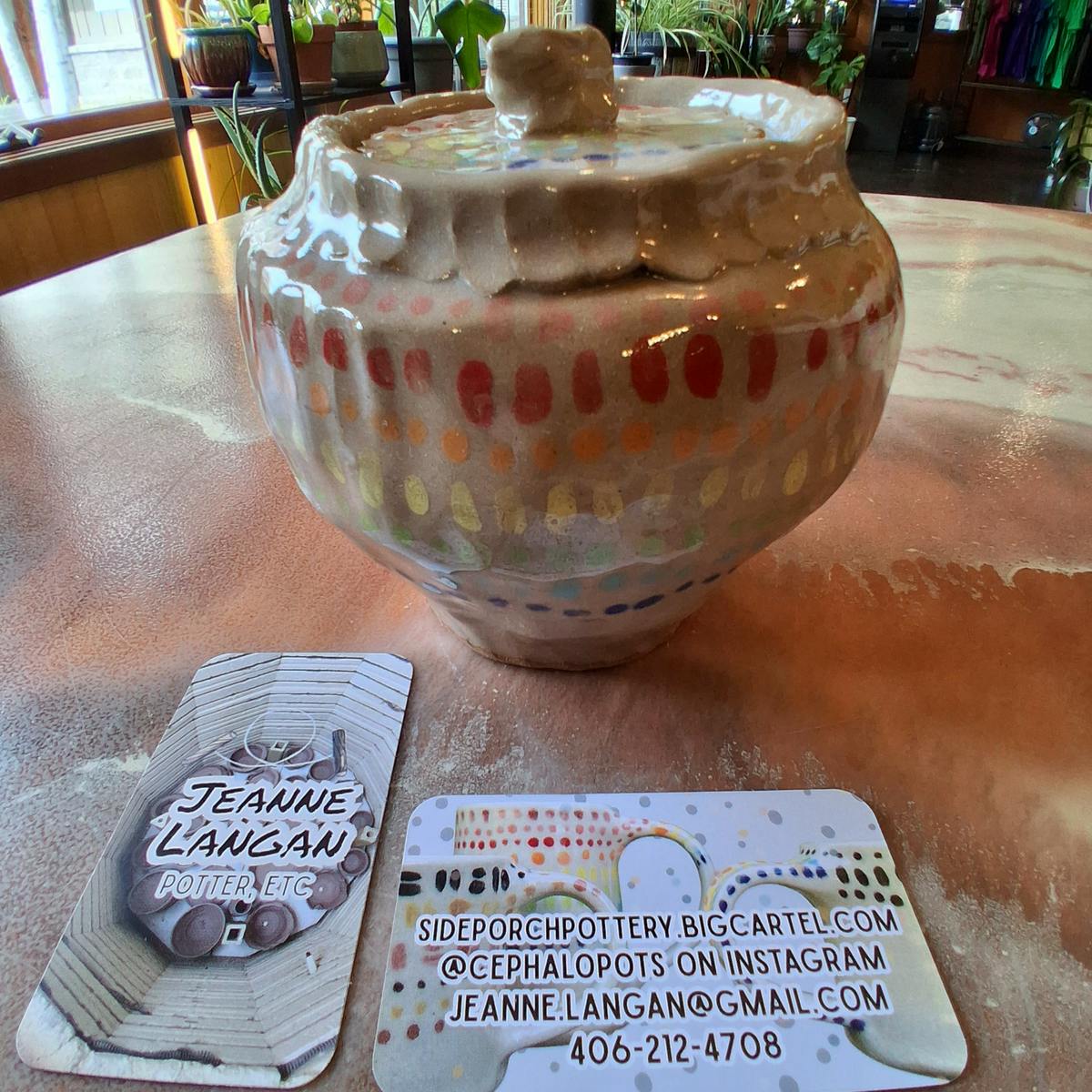 Local Artist - - Large Nug Jug $95