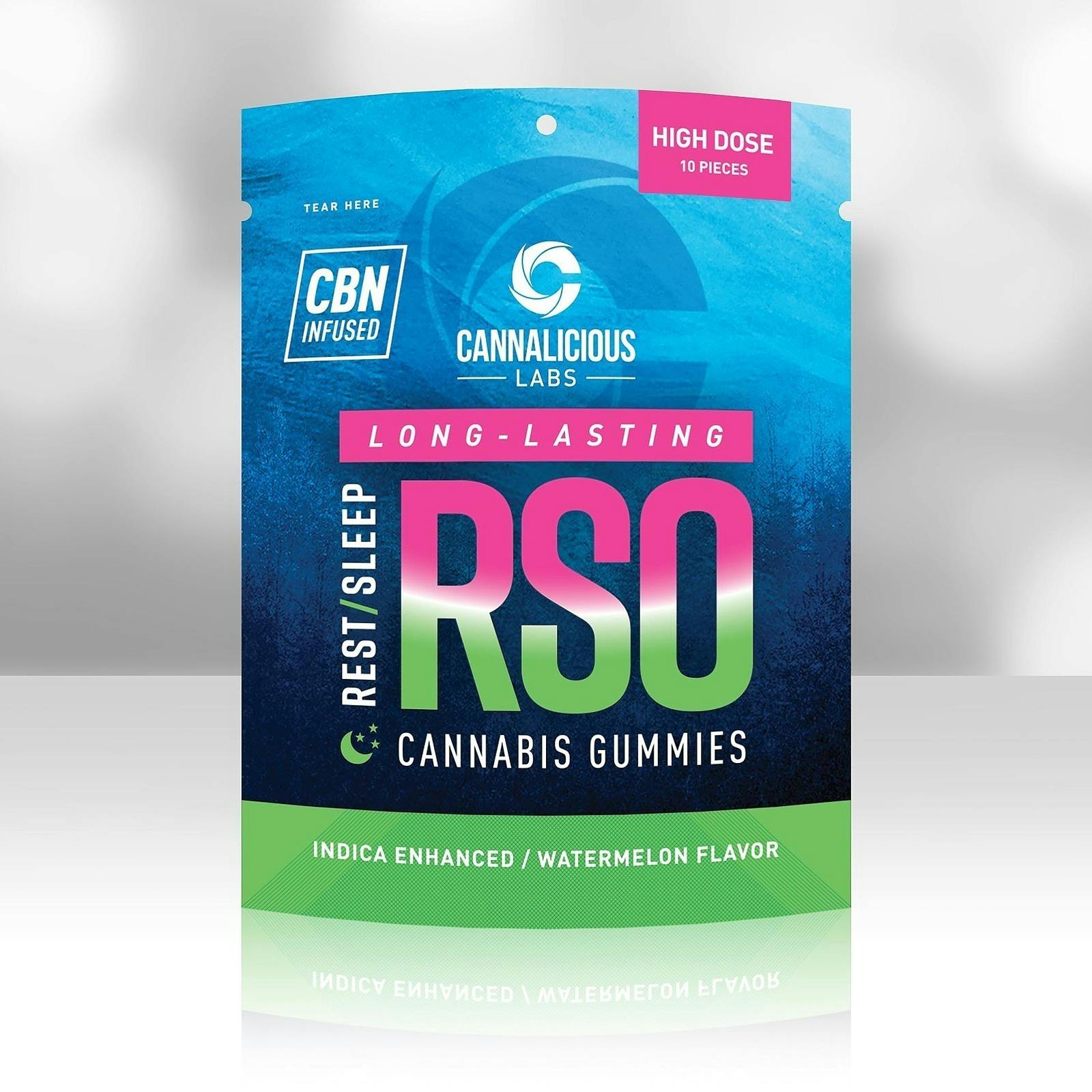 Watermelon | THC:CBN RSO Rest Gummy | 200mg (10pk) cannabis product