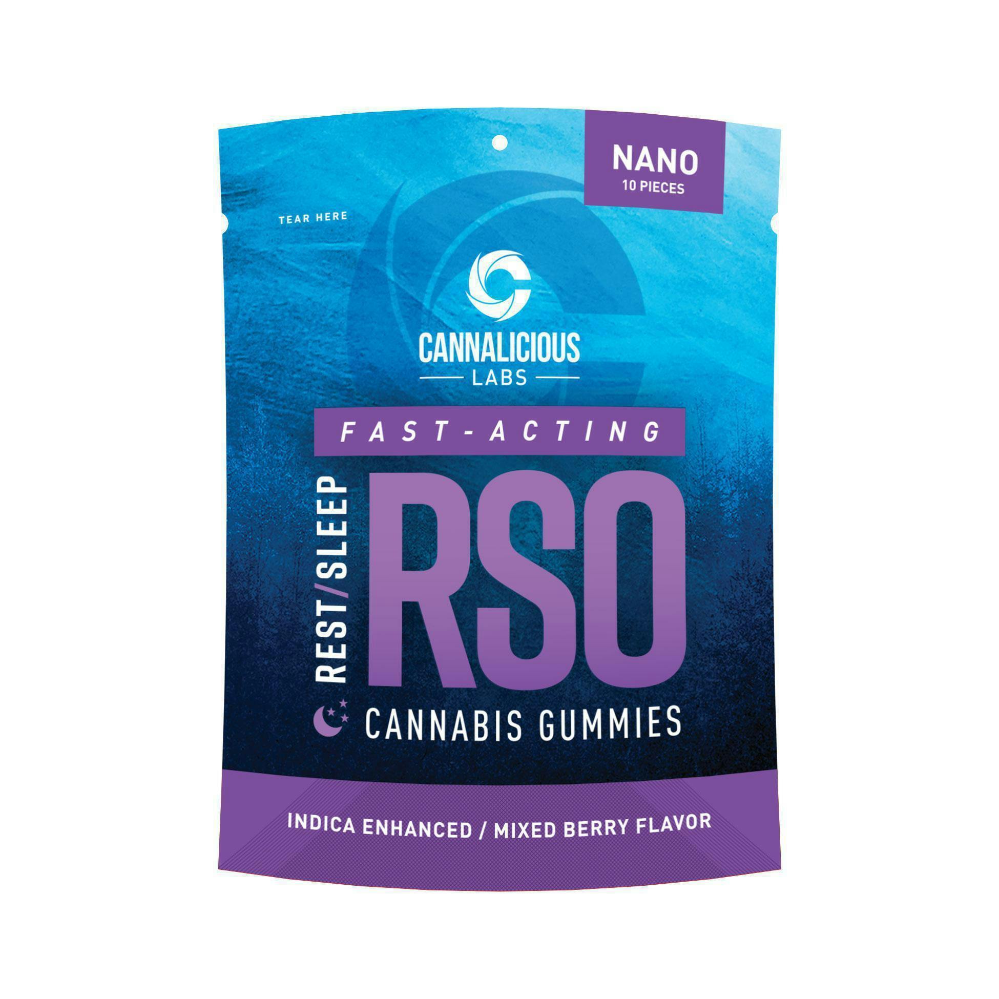 Rest Mixed Berry | THC:CBD RSO Gummy | 200mg (10pk)
