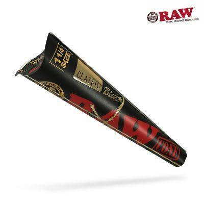 RAW Black 1 1/4 6PK Cones