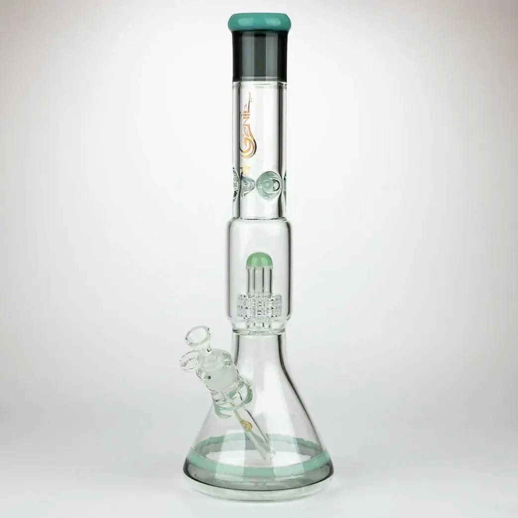 2130 - 17" GENIE | Shower Head Percolator 7mm Glass Bong