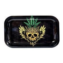 Blazed - Skull Metal Rolling Tray Medium