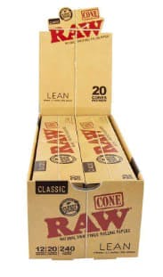 RAW - LEAN CONES 20PK