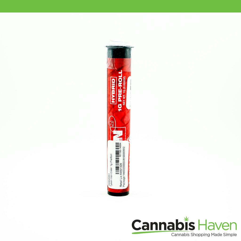 Tyson Platinum Belt 1g PreRoll
