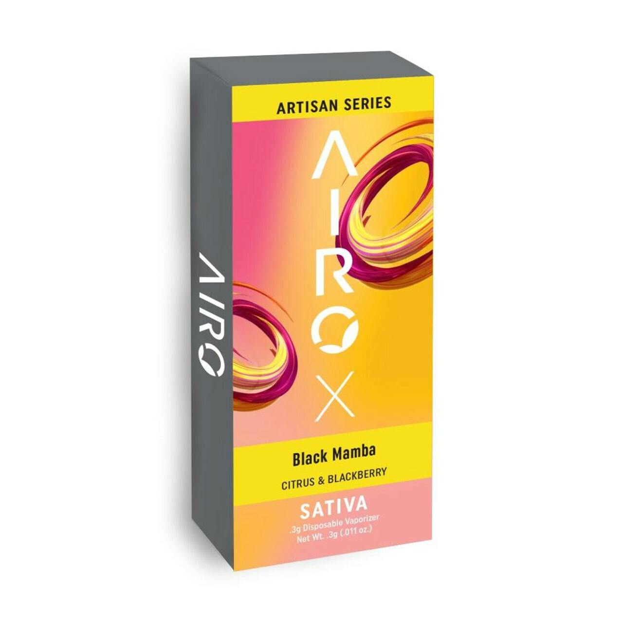 AIROX - BLACK MAMBA - ARTISAN SERIES DISPOSABLE - [0.3G] - SATIVA