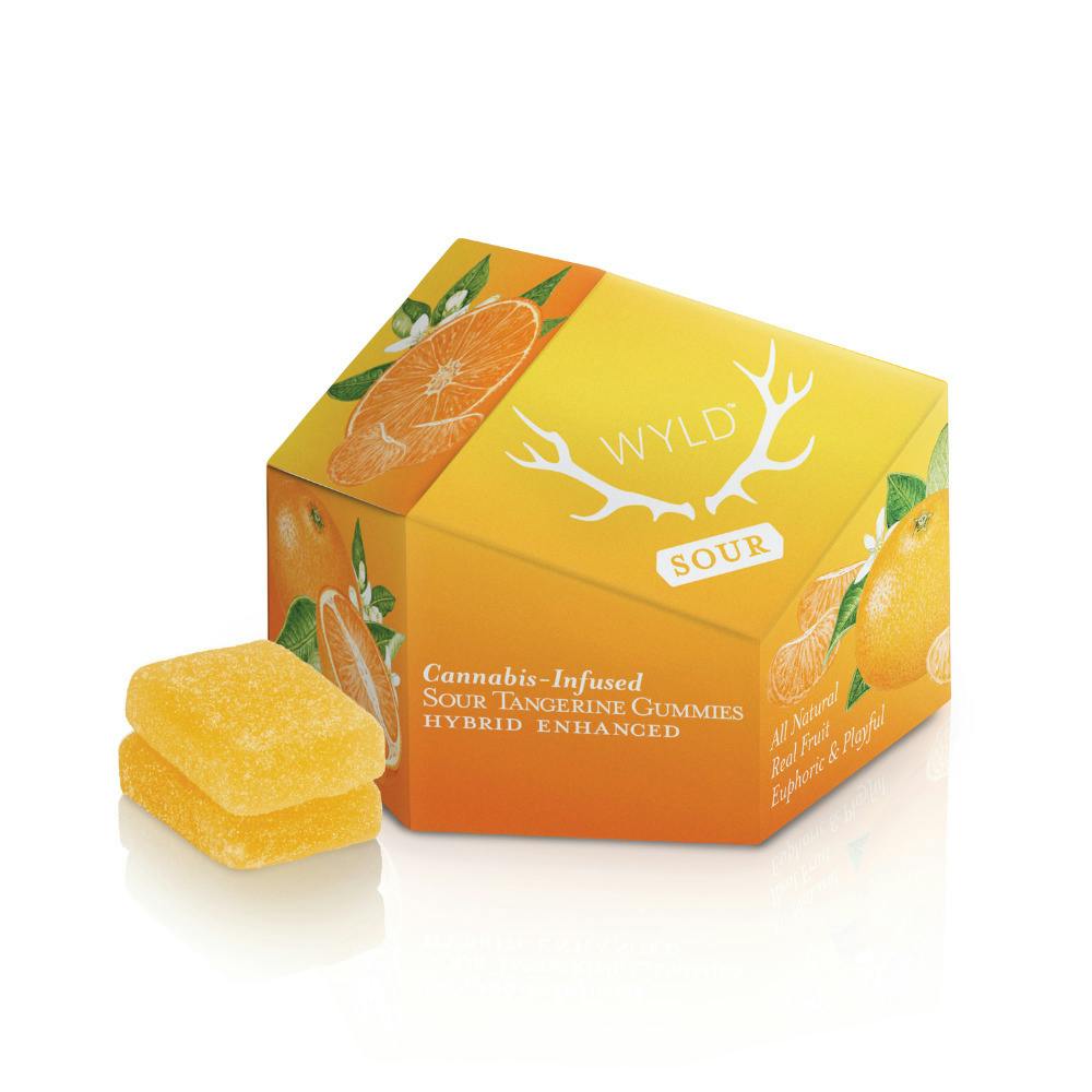 100mg Sour Tangerine | Wyld Gummies