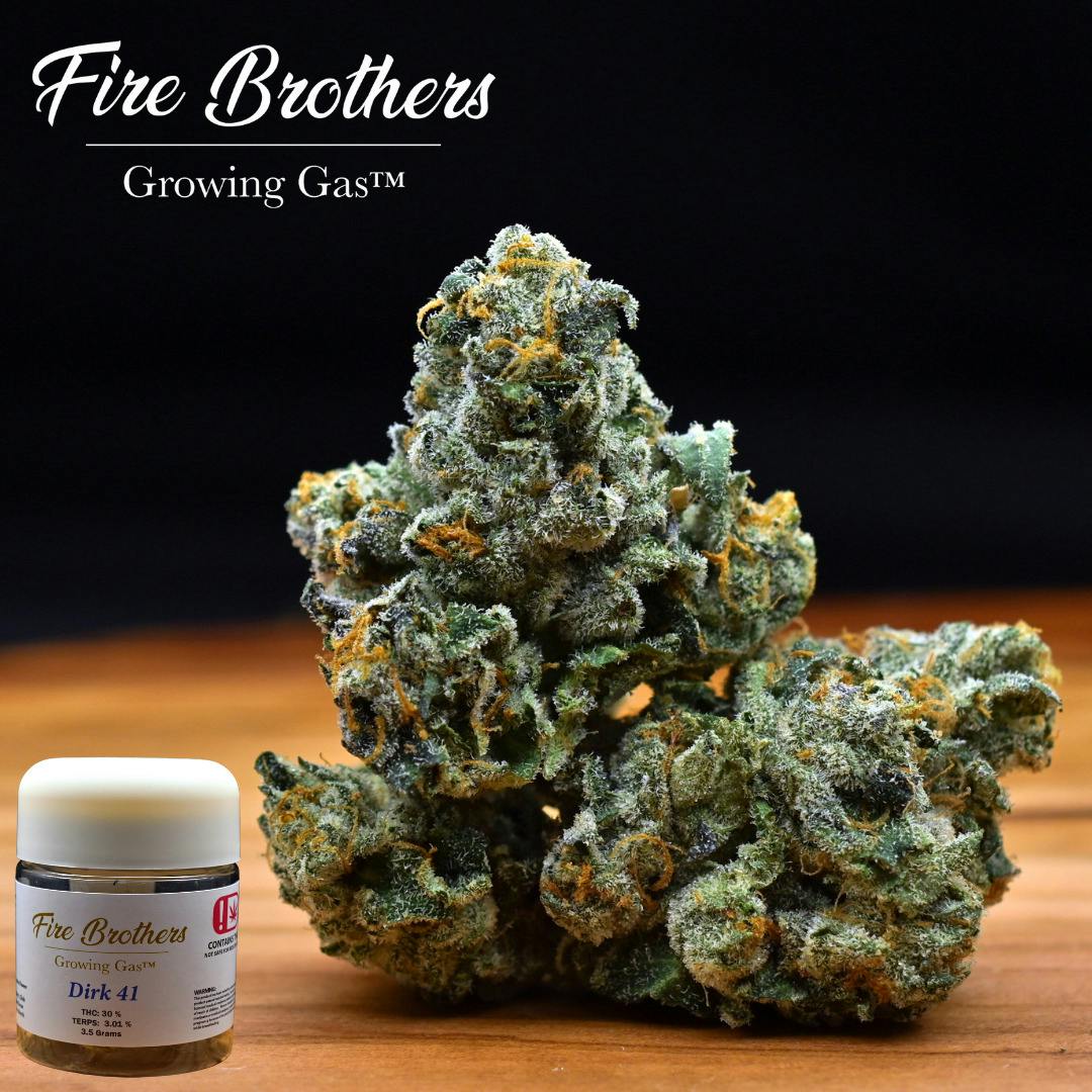 3.5g Dirk 41 | A Buds | Prepack Flower | Fire Brothers