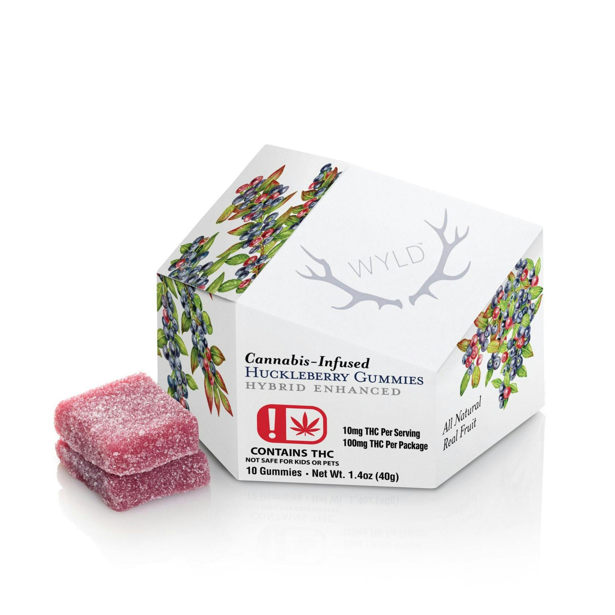 100mg Huckleberry | Wyld Gummies