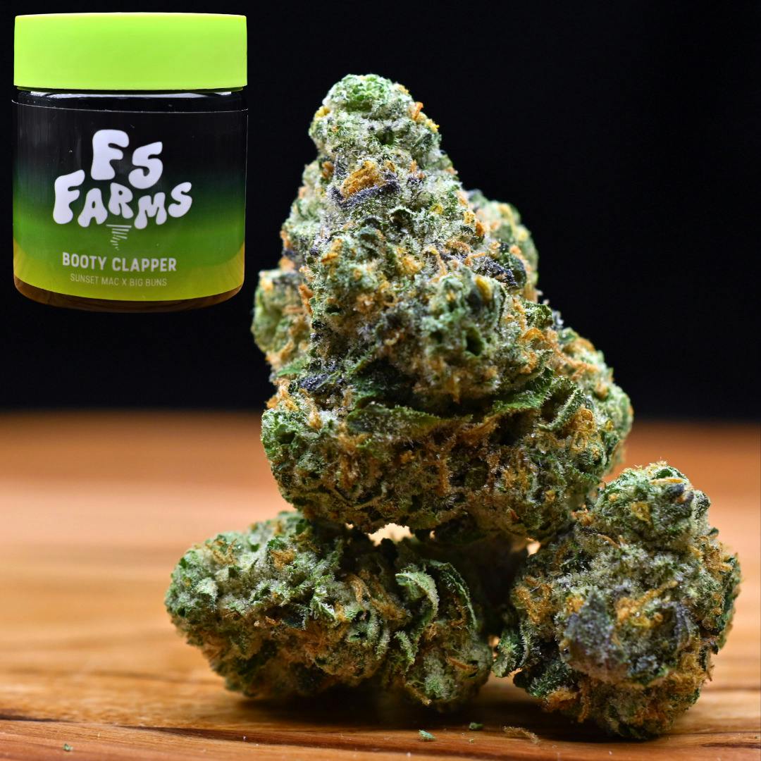 3.5g Booty Clapper | Prepack Flower | F5 Farms