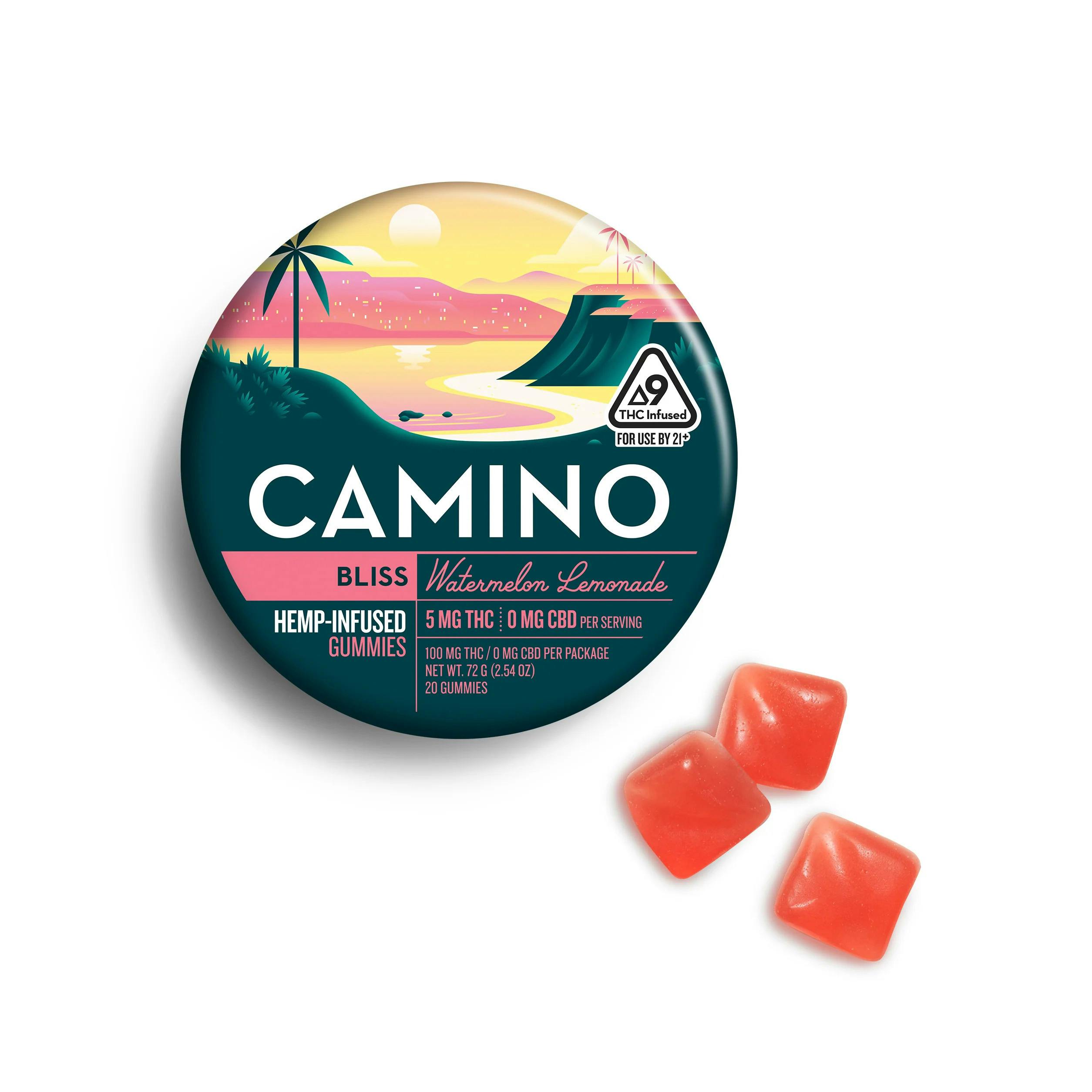 100mg Watermelon Lemonade Gummies | Camino